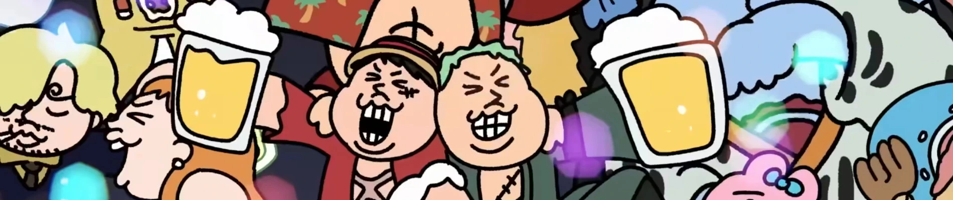 ONE PIECE×KAWAISOUNI! Kono Boushi wo Omae ni Azukeru Banner